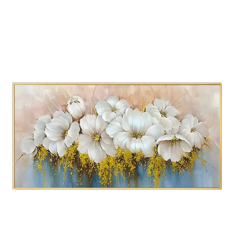Handmade Colorful Abstract Flower Wall Art - Decorstly