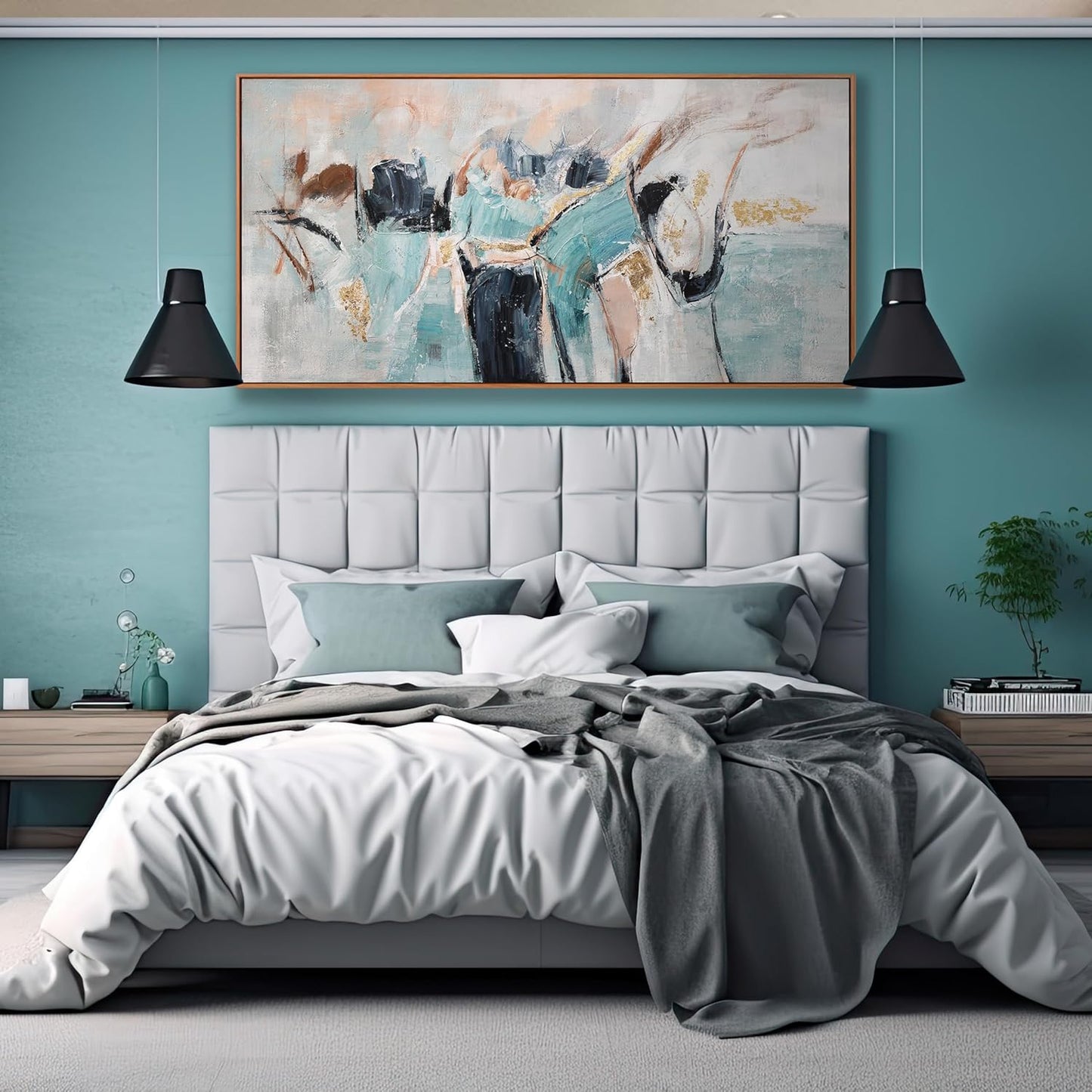 Handmade Graffiti Canvas Art