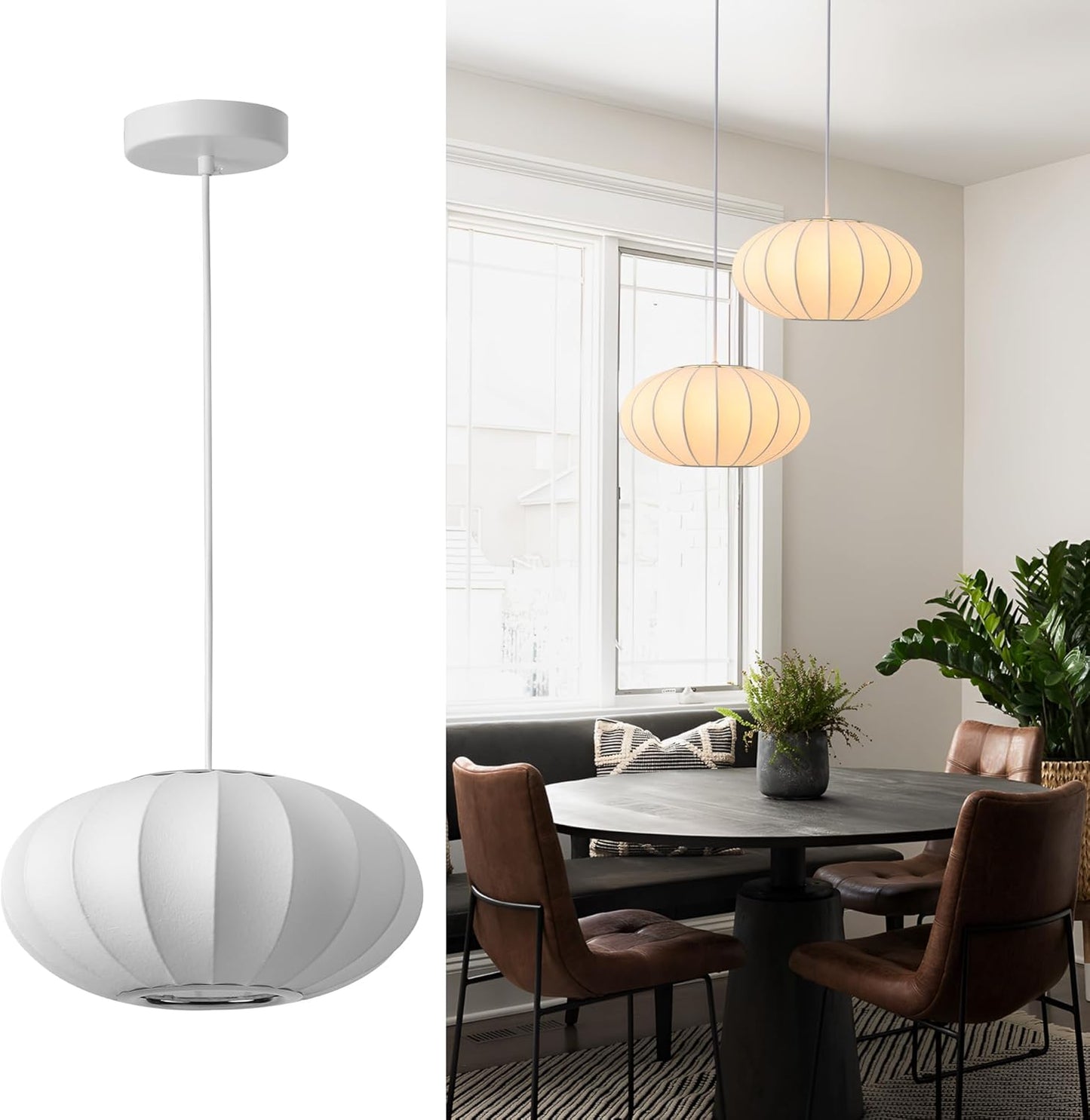 Handmade Rice Paper Pendant Light