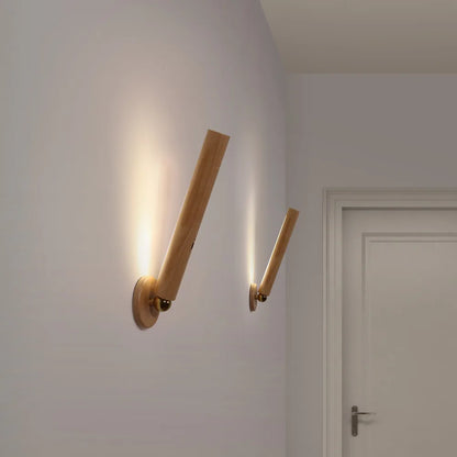 Wood Rod Wall Lamp