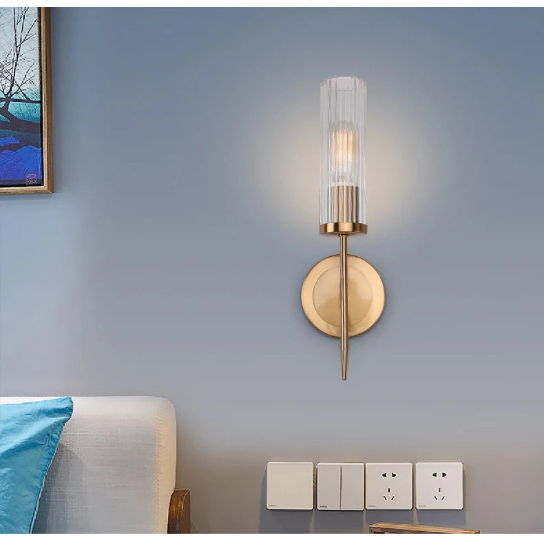 European Golden Wall Lamp