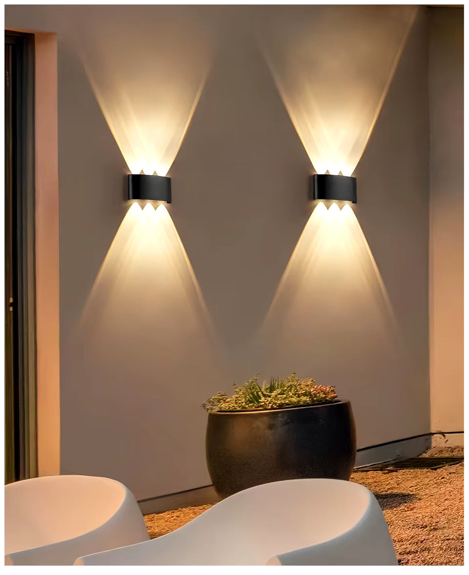 Indoor Outdoor Multi LED Wall Sconce