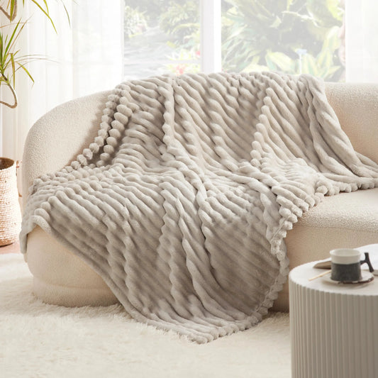 Coral Plush Sofa Blanket