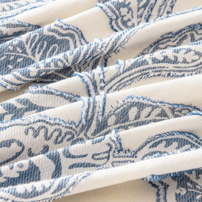 Jacquard Floral Duvet Cover Set