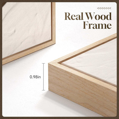 Large Boho Framed Wall Painting Set