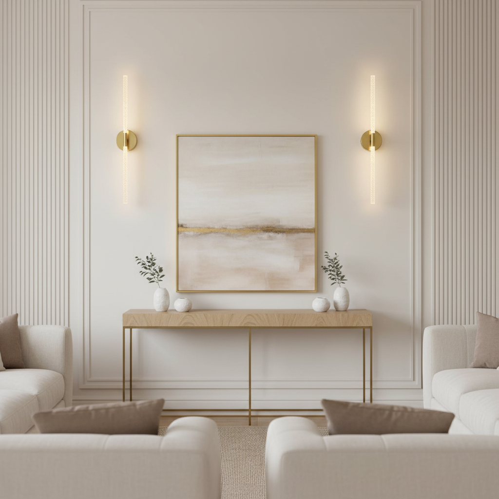 Linear Rod Wall Sconce Set 5
