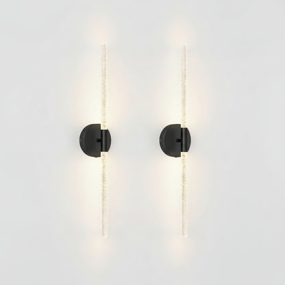 Linear Rod Wall Sconce Set 2
