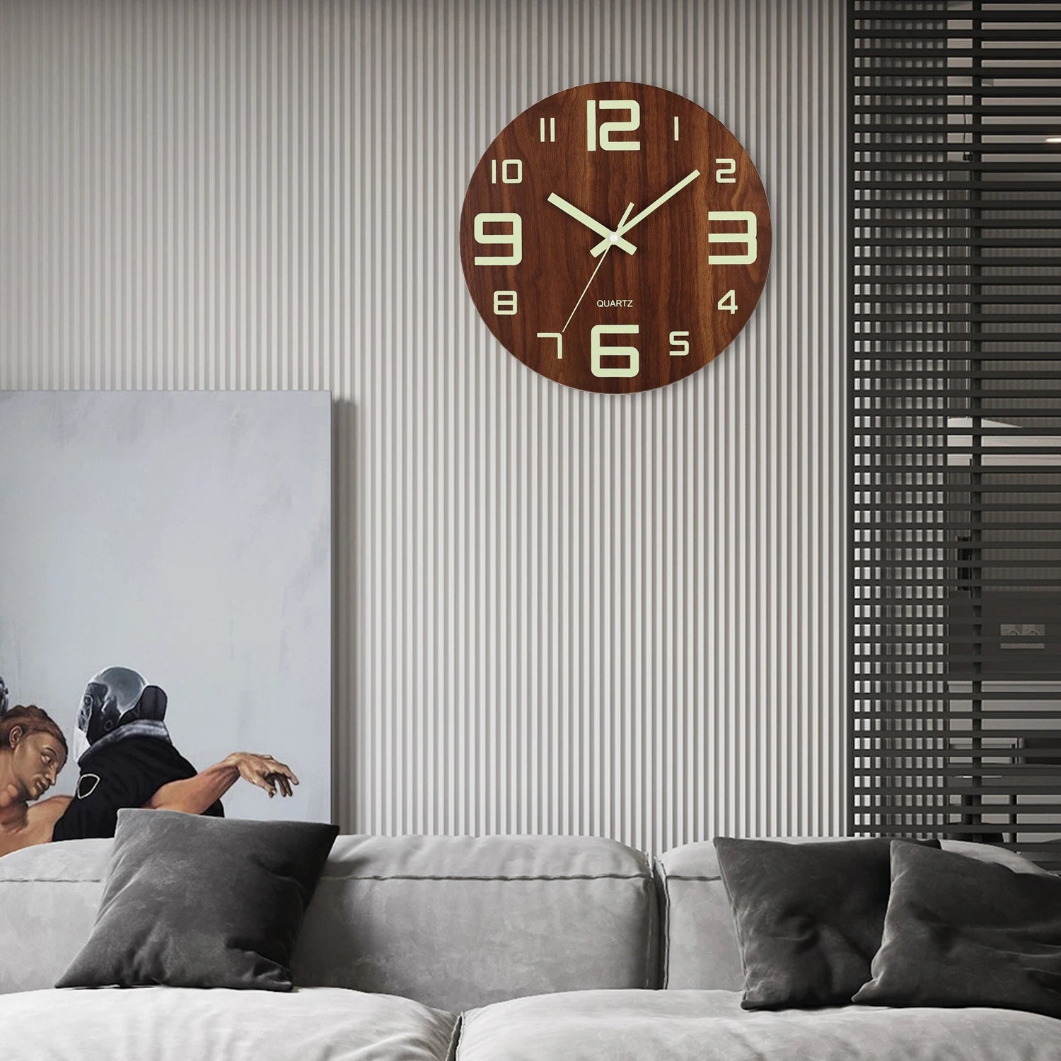 Mid Century Modern Wall Clock Decorstly