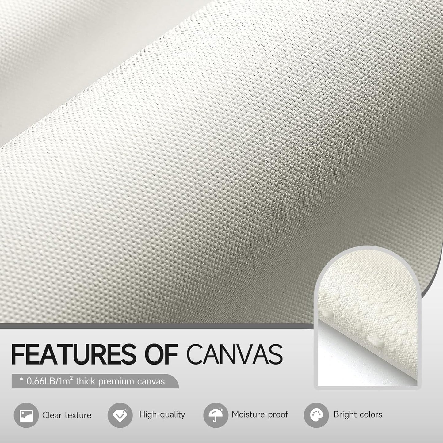 Minimalist Black White Canvas Art