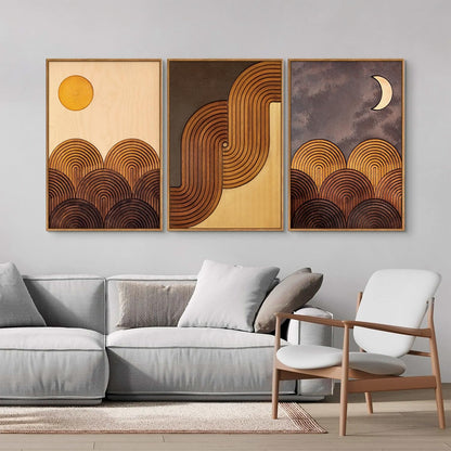Minimalist Boho Line Canvas Art