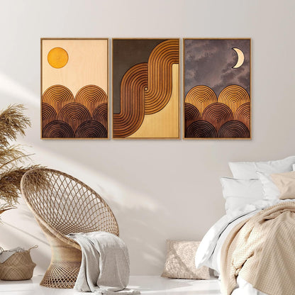 Minimalist Boho Line Canvas Art