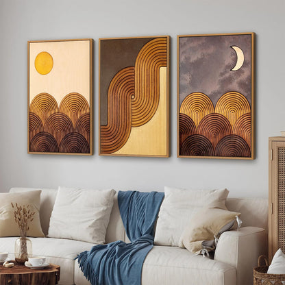 Minimalist Boho Line Canvas Art