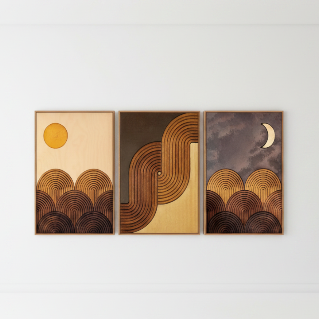 Minimalist Boho Line Canvas Art 1