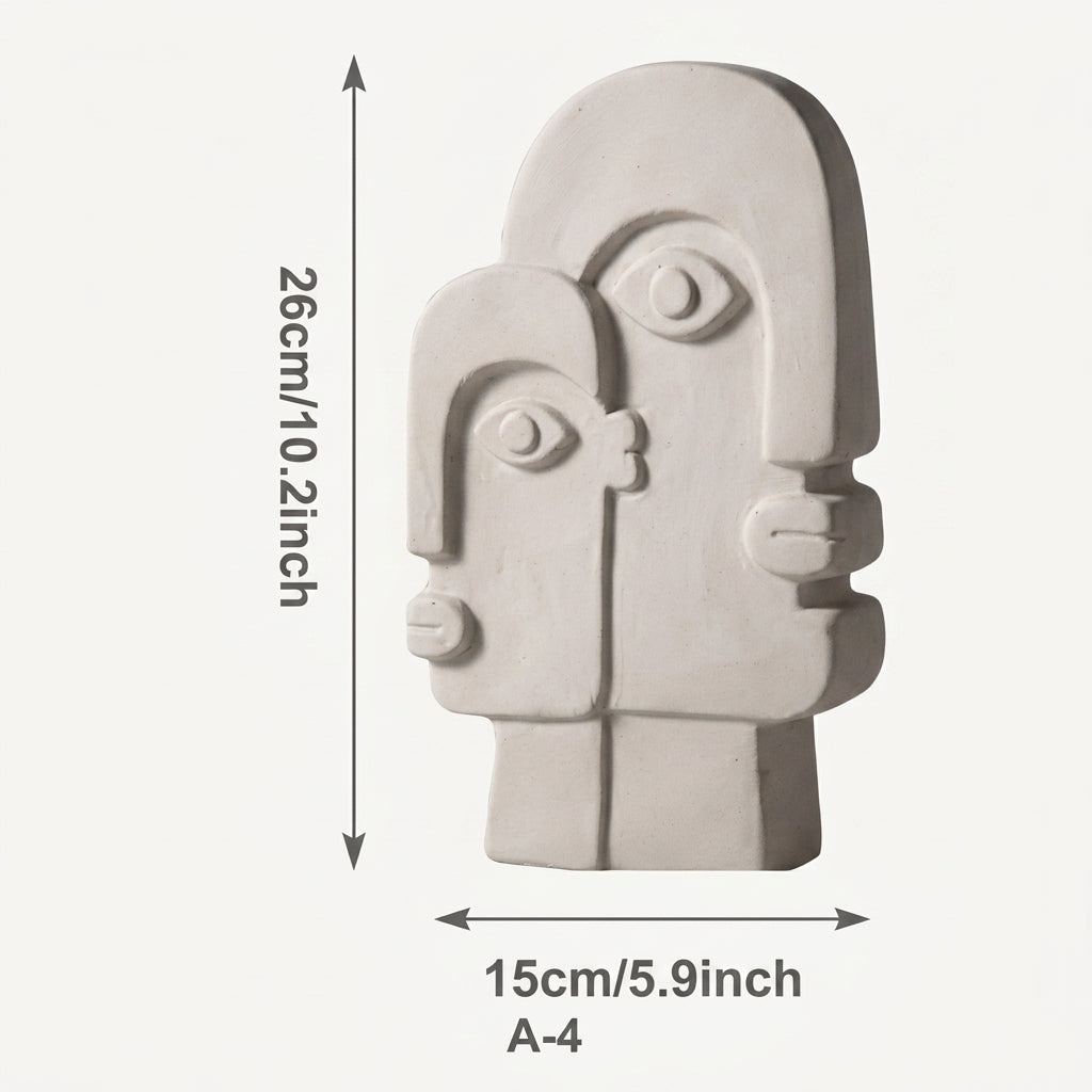 Minimalist Irregular Face Vases