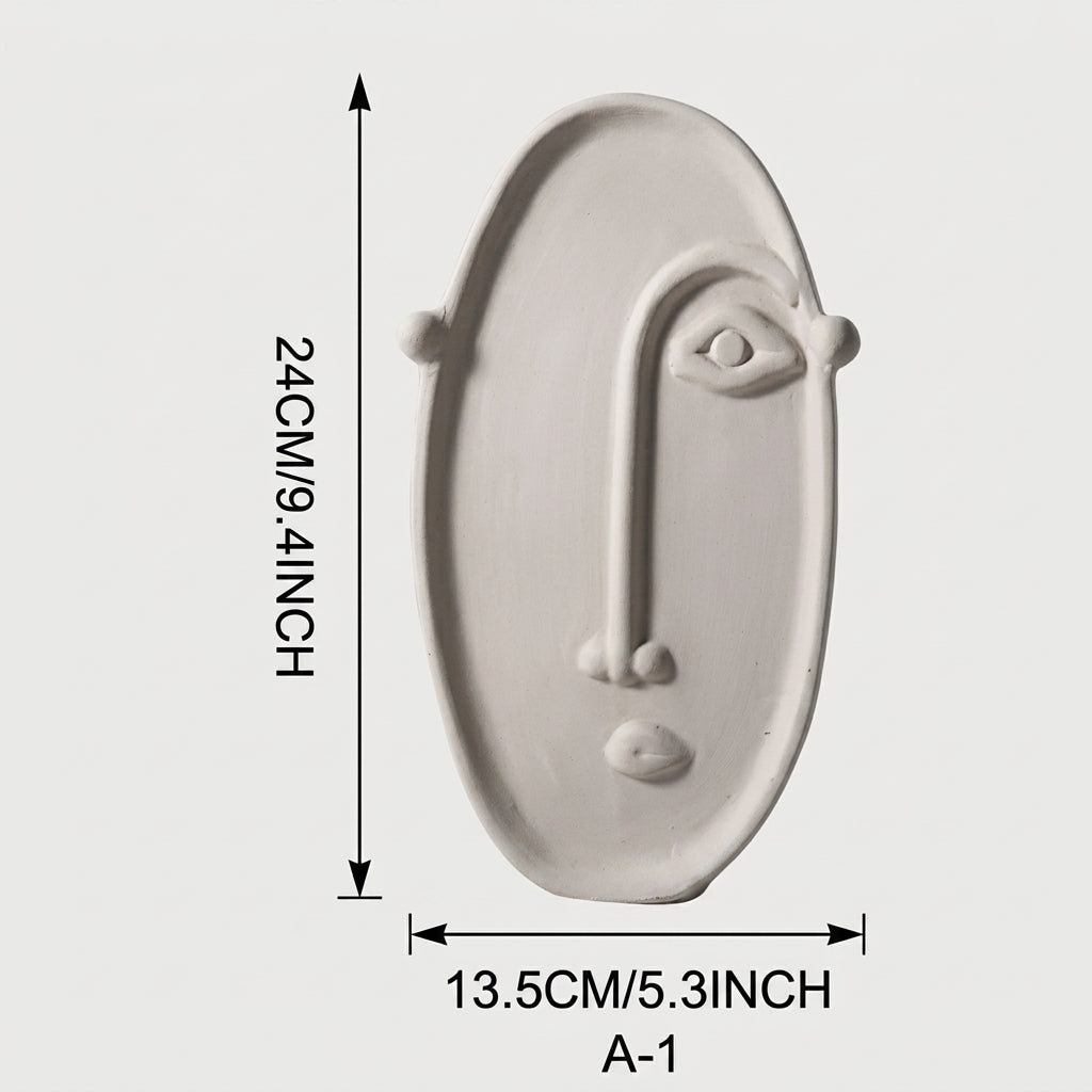 Minimalist Irregular Face Vases