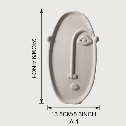 Minimalist Irregular Face Vases