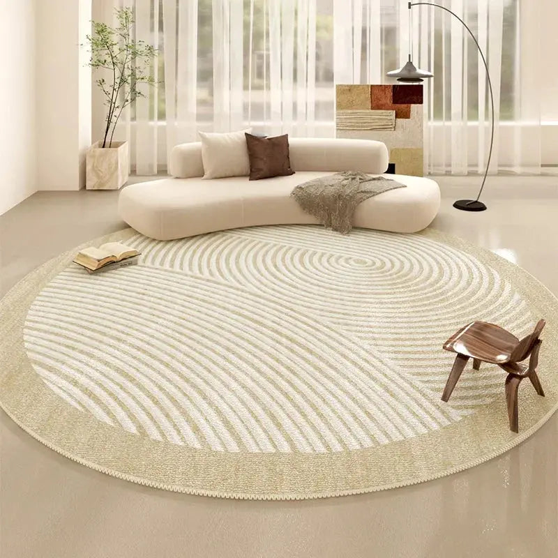 Minimalist Japandi Round Rug 2