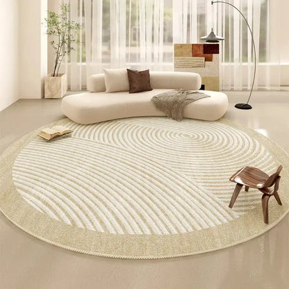 Minimalist Japandi Round Rug 2