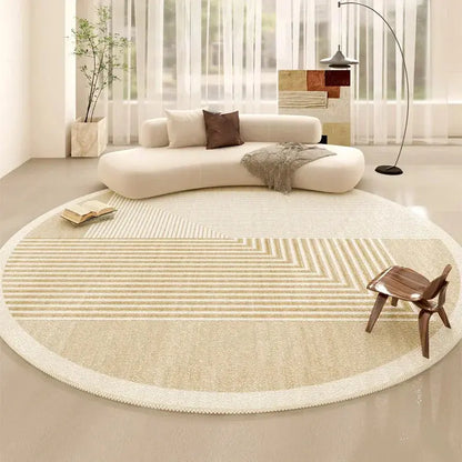 Minimalist Japandi Round Rug 3