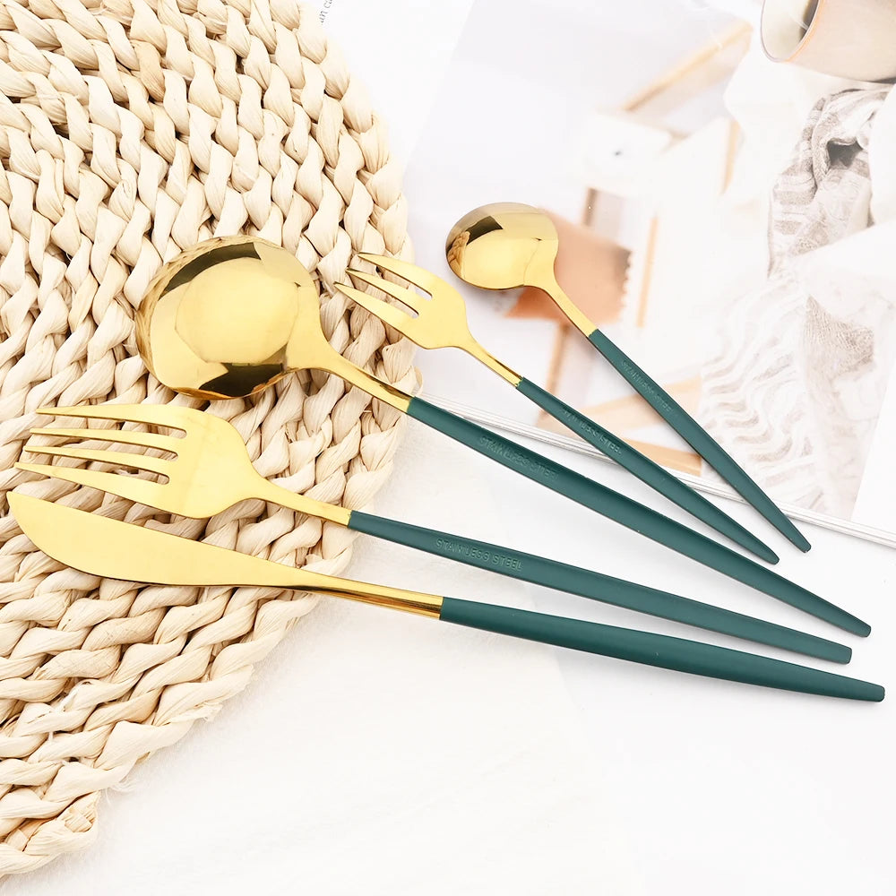 Mirror Steel Flatware 30Pcs Set - Decorstly