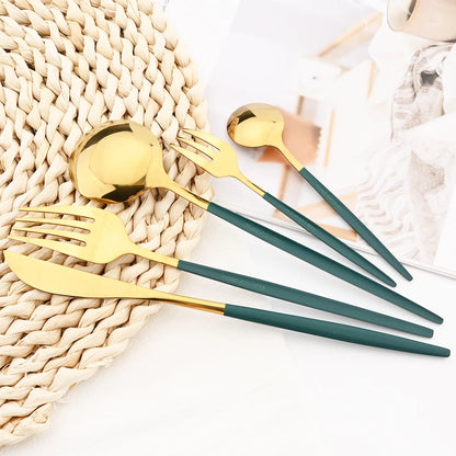 Mirror Steel Flatware 30Pcs Set