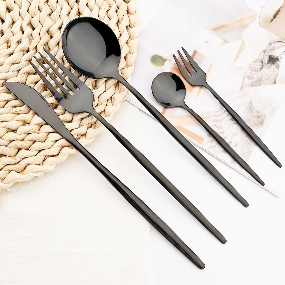 Mirror Steel Flatware 30Pcs Set - Decorstly