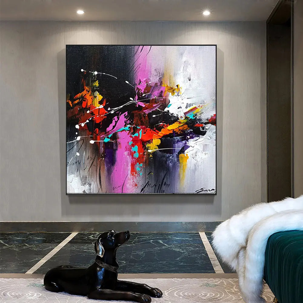 Modern 3D Abstract Multicolor Wall Art - Decorstly