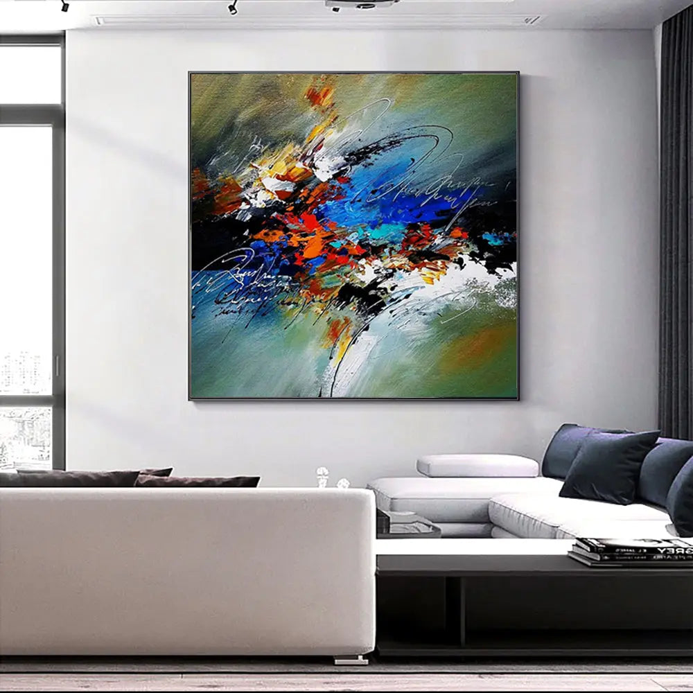 Modern 3D Abstract Multicolor Wall Art - Decorstly