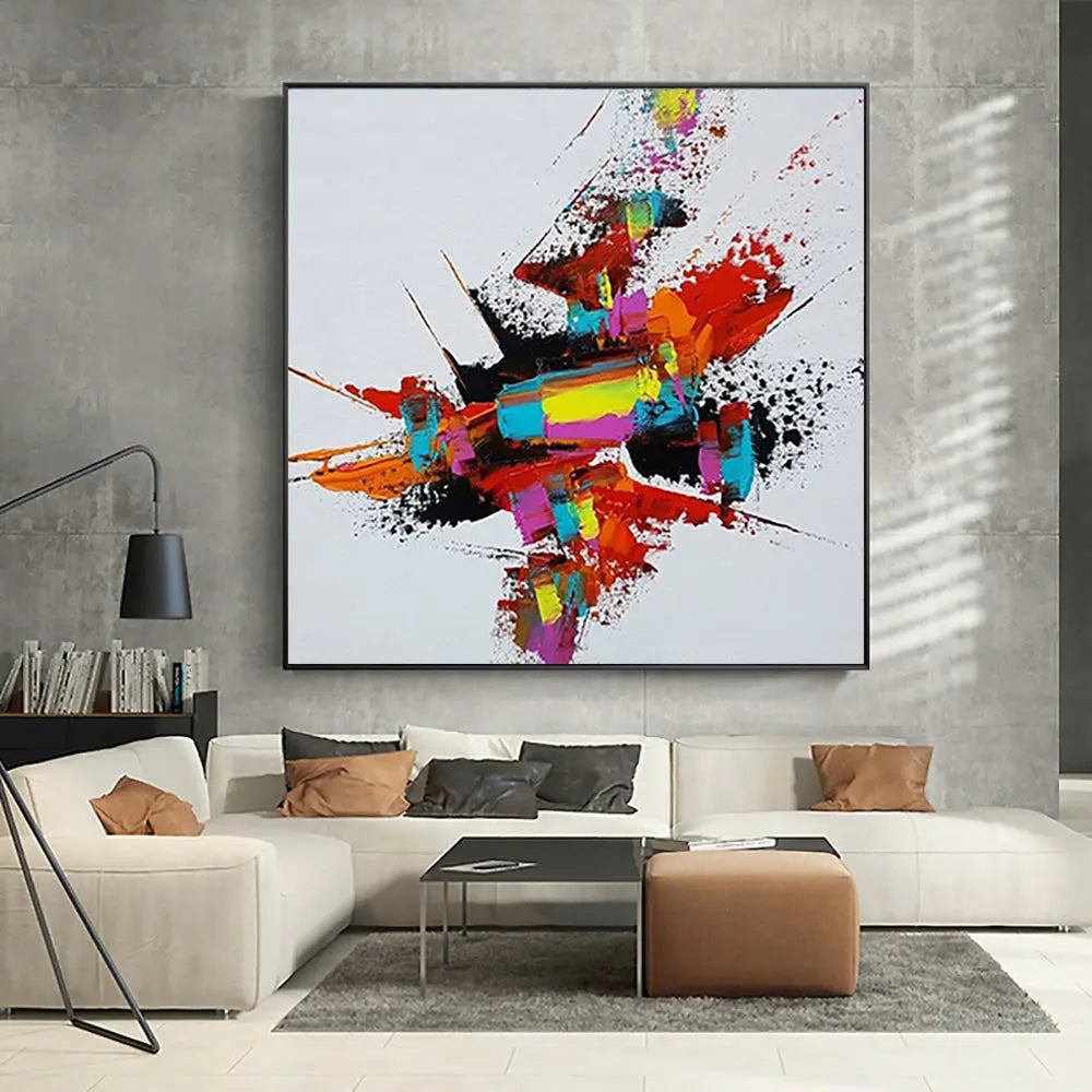 Modern 3D Abstract Multicolor Wall Art - Decorstly