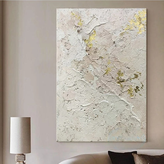 Modern Gold Foil Texture Wall Art