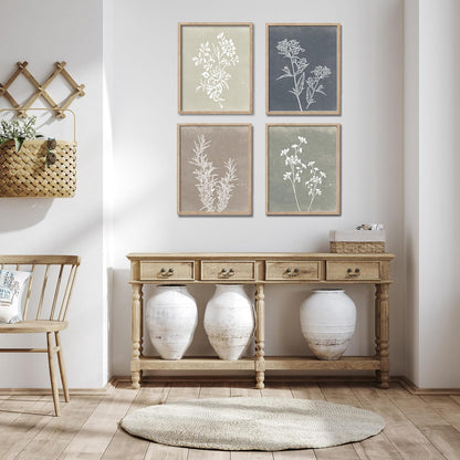 Nautical-themed room with wooden furniture, decorative items, and wall art.