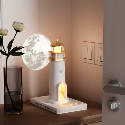 Moon Projection Light Lighthouse main images by showcasing moon shape projection image