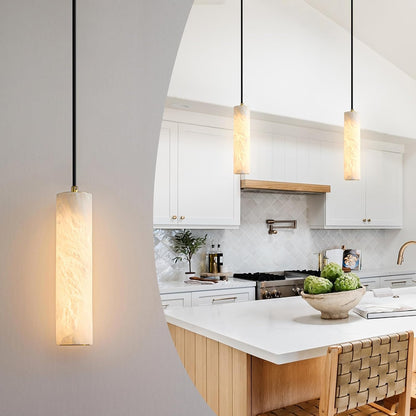 Natural Alabaster Pendant Light