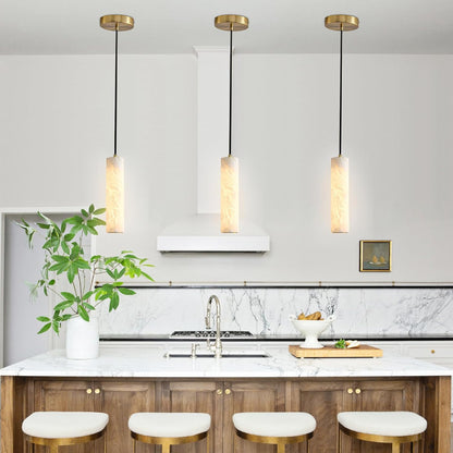 Natural Alabaster Pendant Light