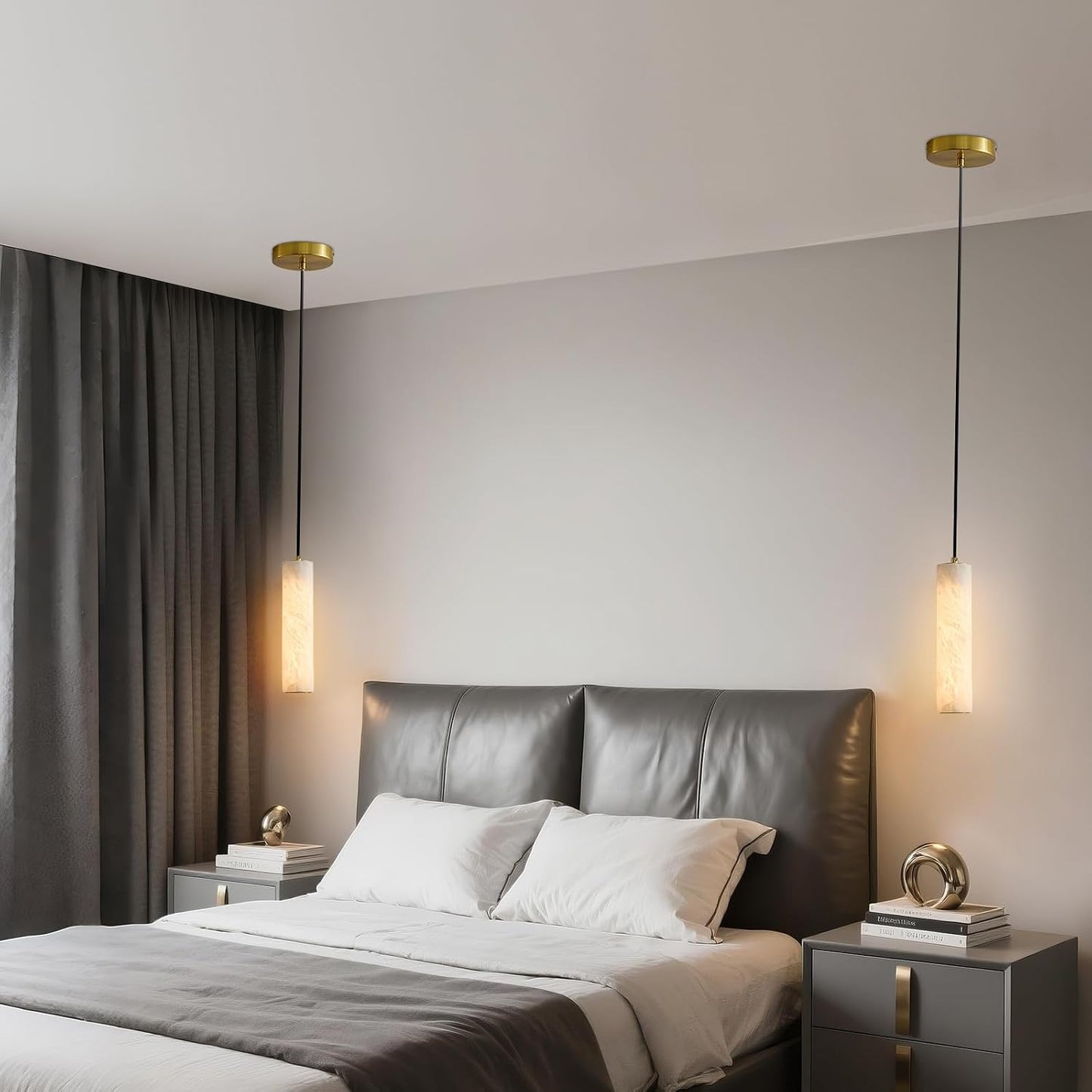 Natural Alabaster Pendant Light