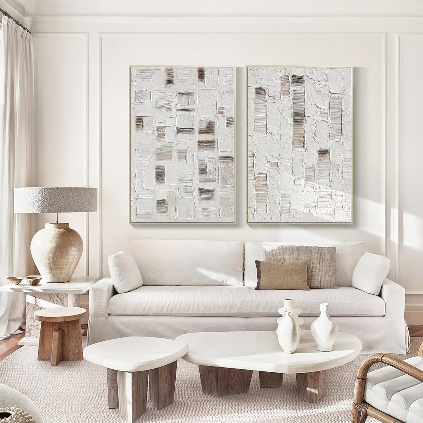 Neutral Textured Wabi-sabi Wall Art