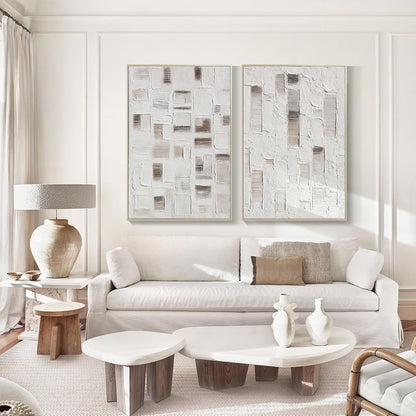 Neutral Textured Wabi-sabi Wall Art