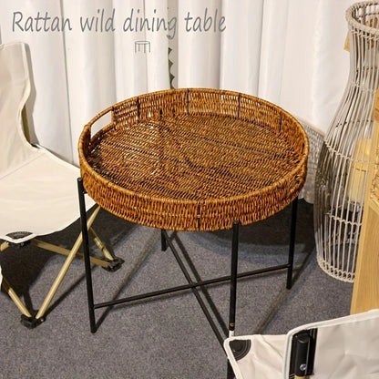Outdoor Rattan Coffee Table - Decorstly