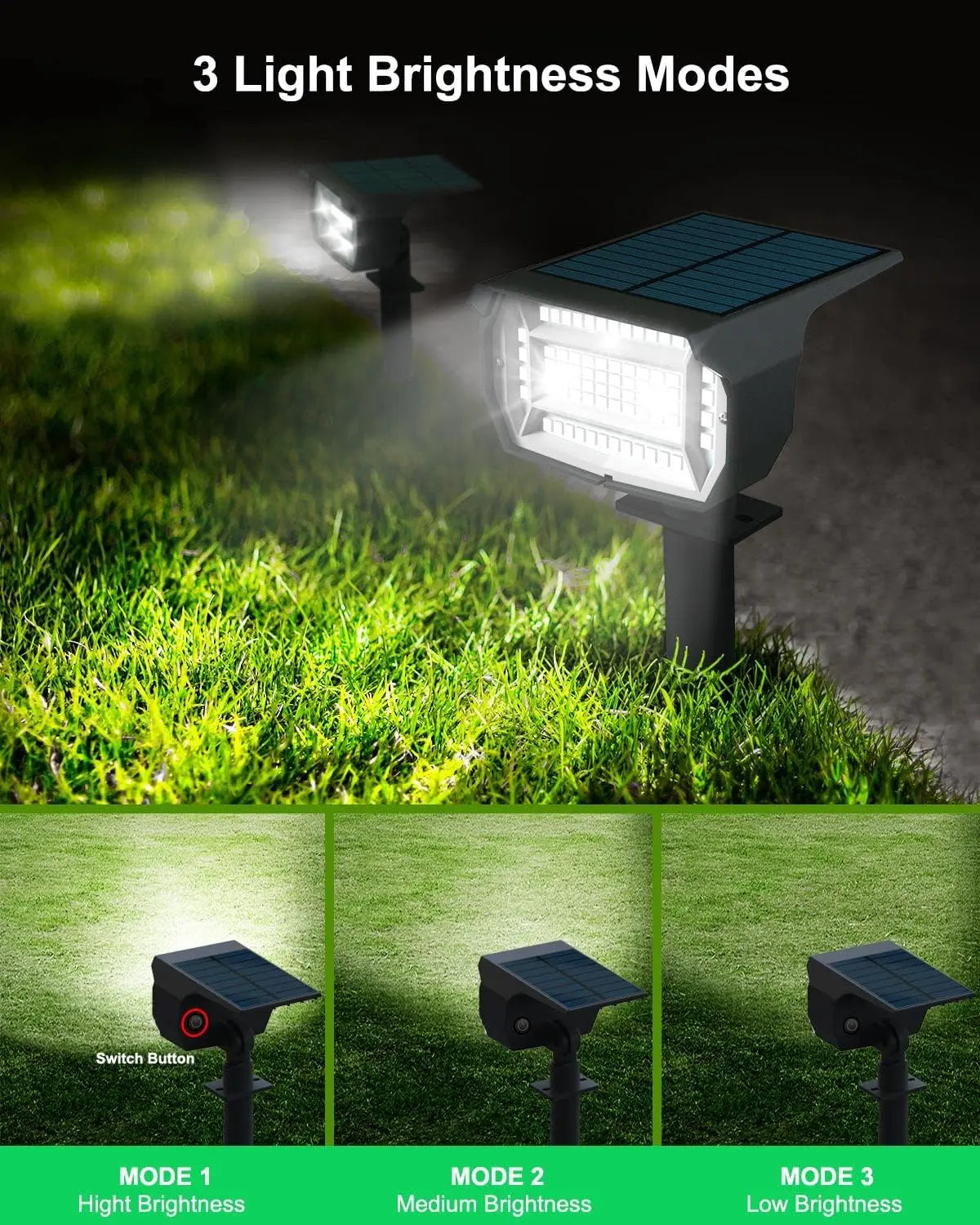 Outdoor Garden Solar Spotlights - Decorstly