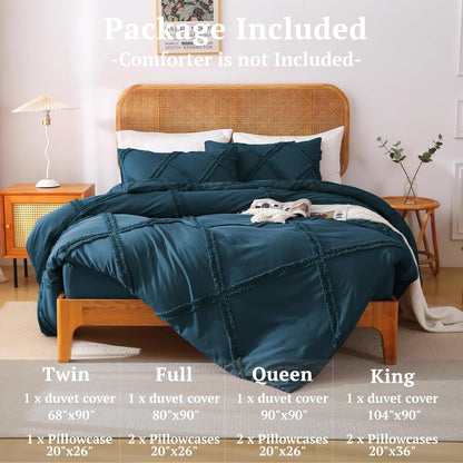 Peacock Blue Duvet Cover Set
