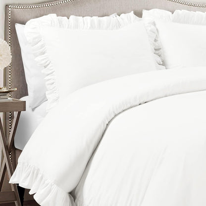 Reyna Ruffle Cotton Duvet Cover Set