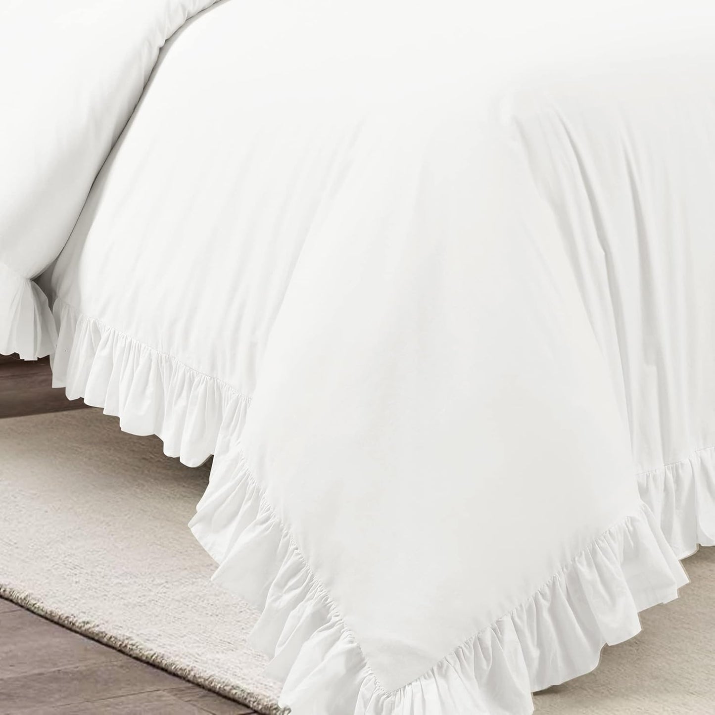 Reyna Ruffle Cotton Duvet Cover Set