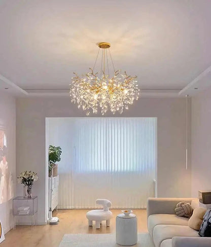 Flower Romantic Luxury Crystal Chandelier