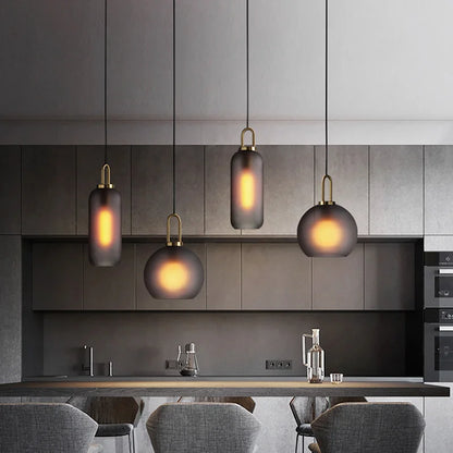 Nordic Kitchen Island Hanging Pendant Lamp