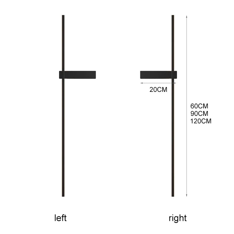 Minimalist Art Design Long LED Wall Sconce