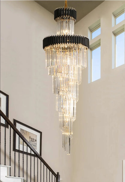 Top Long Crystal Chandelier