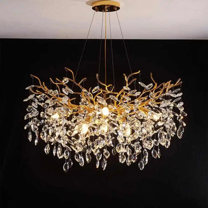 Flower Romantic Luxury Crystal Chandelier