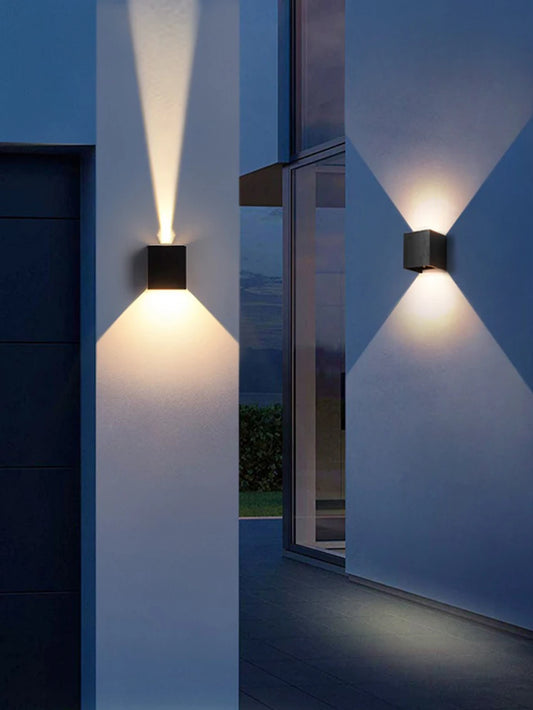 Outdoor Cube Wall Light