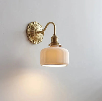 Copper Base Ceramic Wall Light