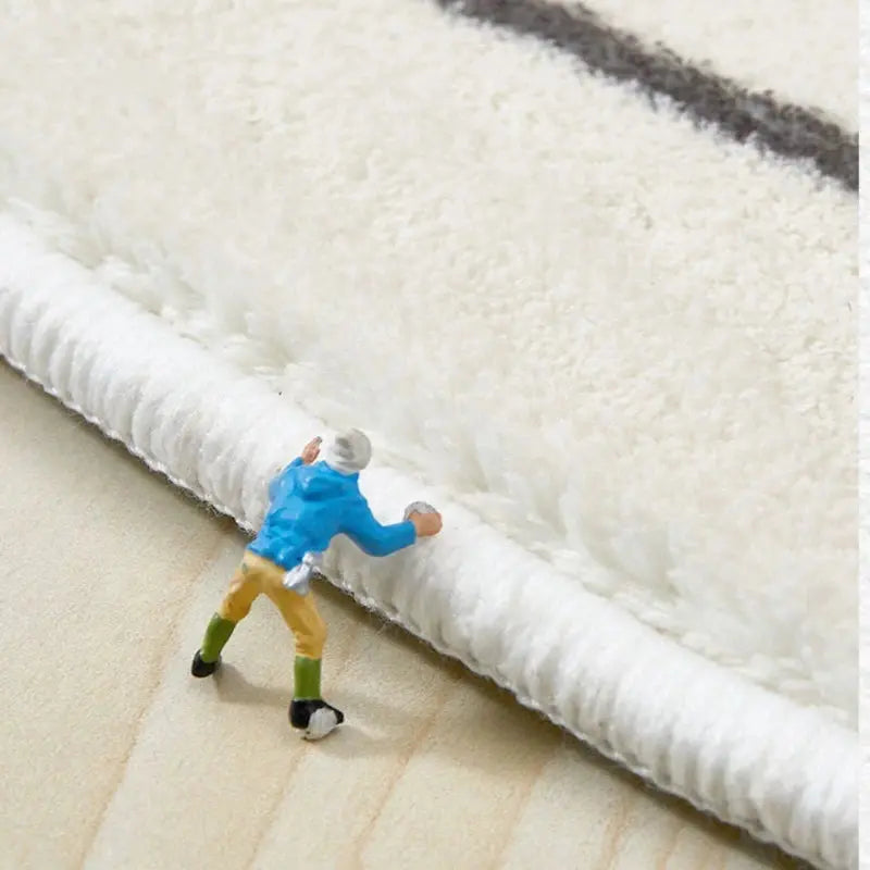 Round Minimalist Line Rug - Decorstly